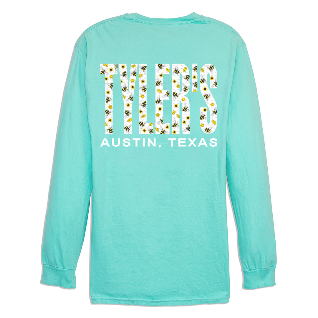 TYLER'S Bee Long Sleeve Comfort Color Tee