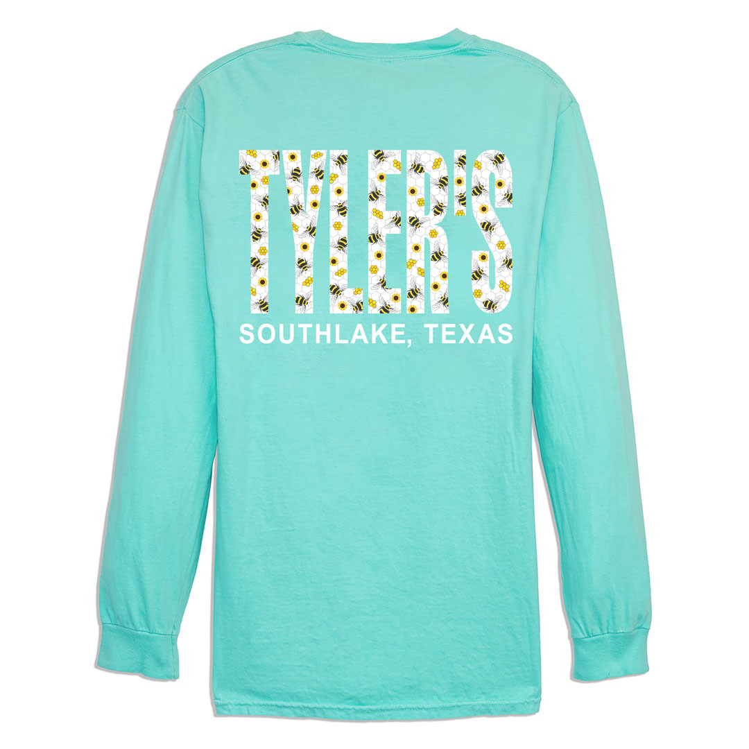 TYLER'S Bee Long Sleeve Comfort Color Tee