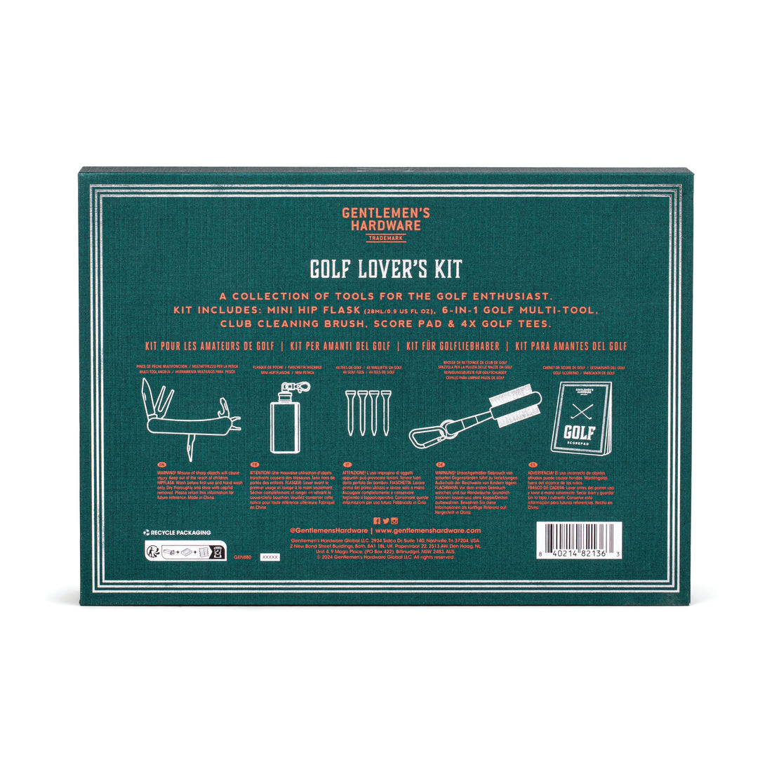 Gentlemen's Hardware Golf Kit