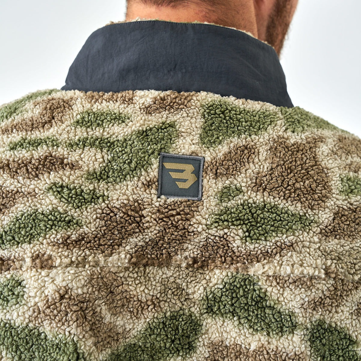 Burlebo Men's Mountain Fleece Sherpa Quarter Zip Pullover 11 Burlebo Men's Mountain Fleece Sherpa Quarter Zip Pullover