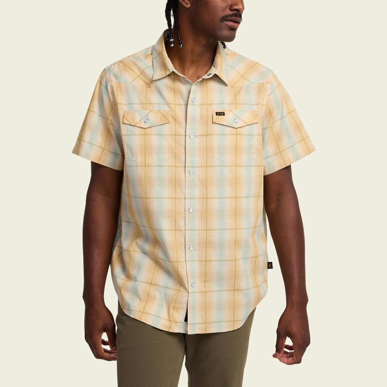 Howler Brothers Men's H Bar B Snapshirt 12 Howler Brothers Men's H Bar B Snapshirt