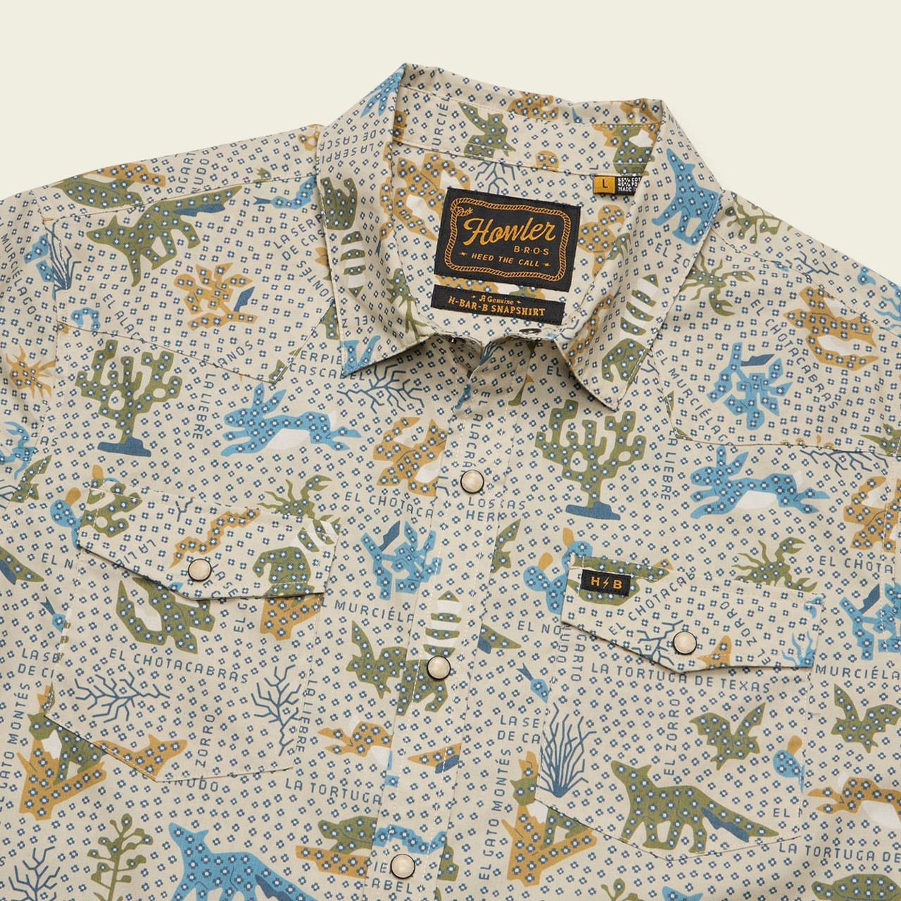 Howler Brothers Men's H Bar B Snapshirt 18 Howler Brothers Men's H Bar B Snapshirt