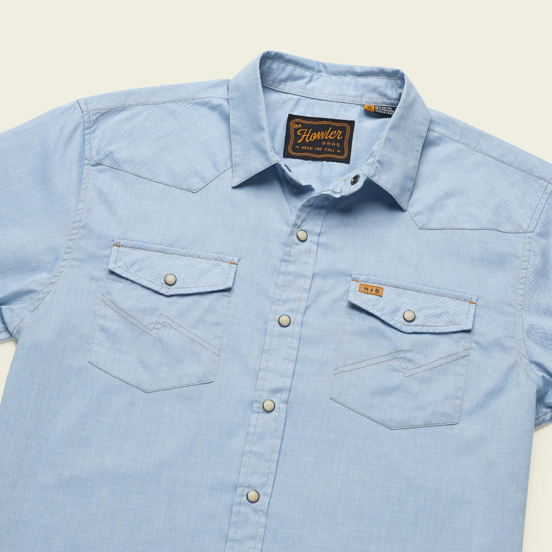 Howler Brothers Men's H Bar B Snapshirt 3 Howler Brothers Men's H Bar B Snapshirt