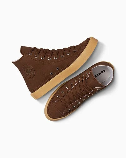 Converse Men's Chuck Taylor All Star High Top Gum Sole Shoes 3 Converse Men's Chuck Taylor All Star High Top Gum Sole Shoes
