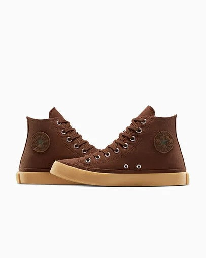 Converse Men's Chuck Taylor All Star High Top Gum Sole Shoes 4 Converse Men's Chuck Taylor All Star High Top Gum Sole Shoes