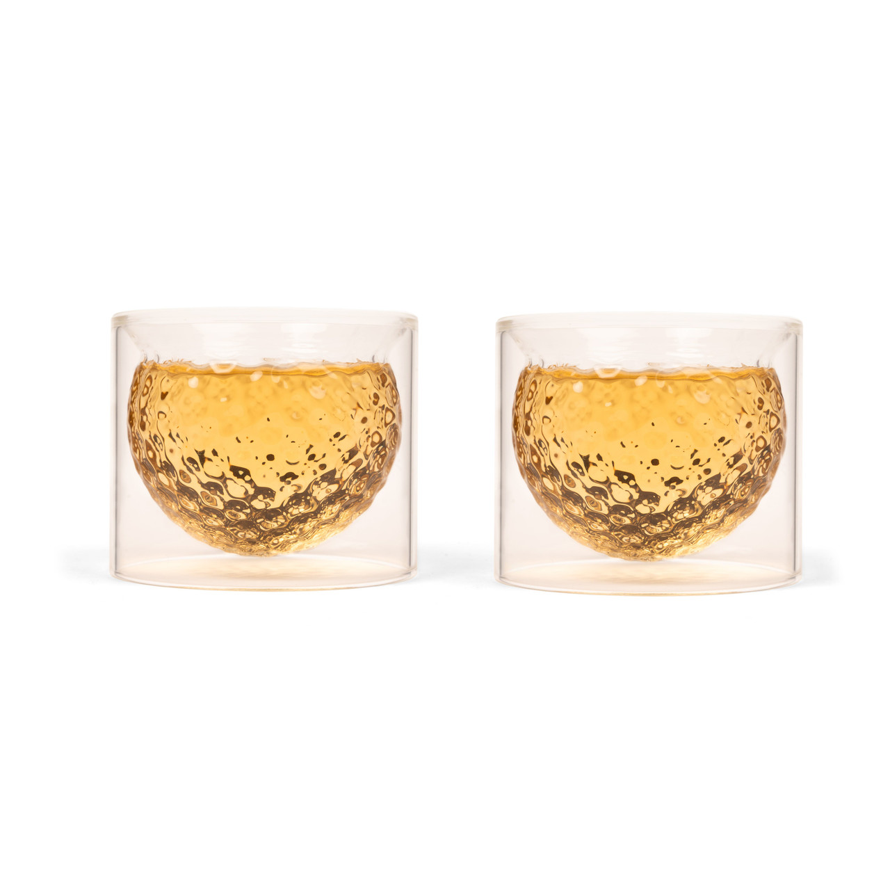 Kikkerland Golf Ball Glasses Set