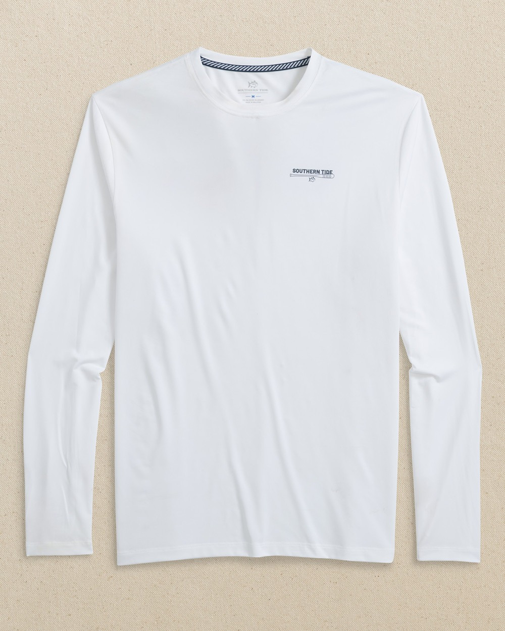 Southern Tide Men's Oars and Stripes Performance Long Sleeve Tee