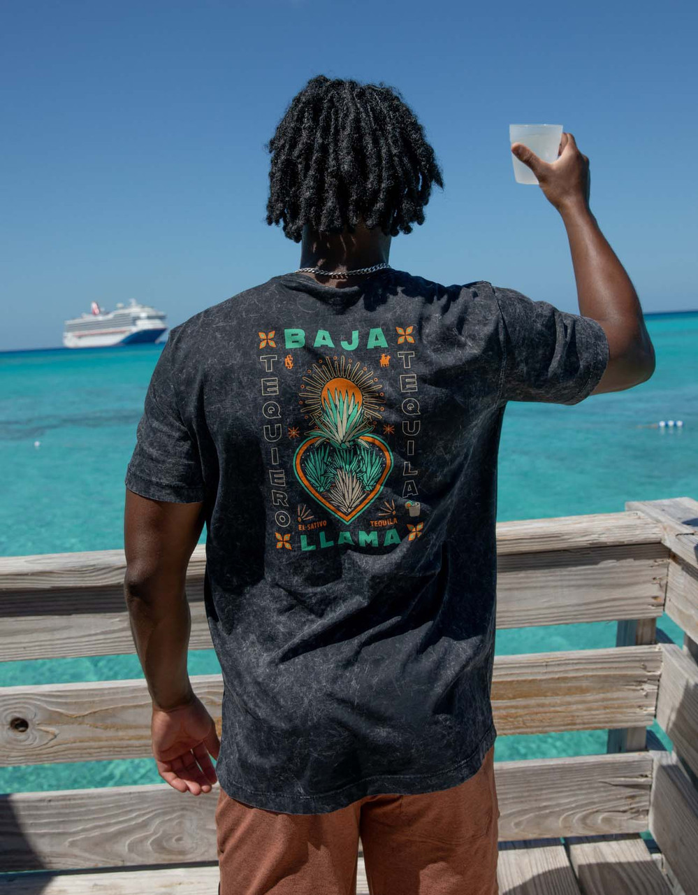 Baja Llama Men's Agave El Sativo Tee 3 Baja Llama Men's Agave El Sativo Tee