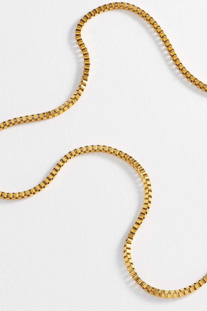 Bartlett London Men's Box Chain Necklace 3 Bartlett London Men's Box Chain Necklace