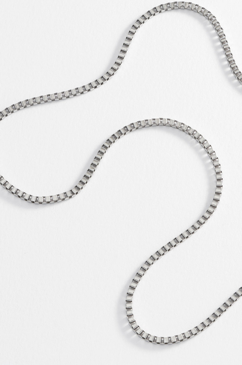 Bartlett London Men's Box Chain Necklace 6 Bartlett London Men's Box Chain Necklace