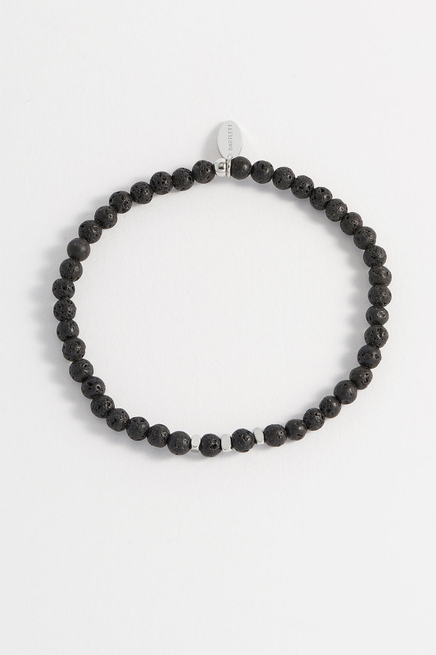 Bartlett London Men's Gemstone Beaded Bracelet