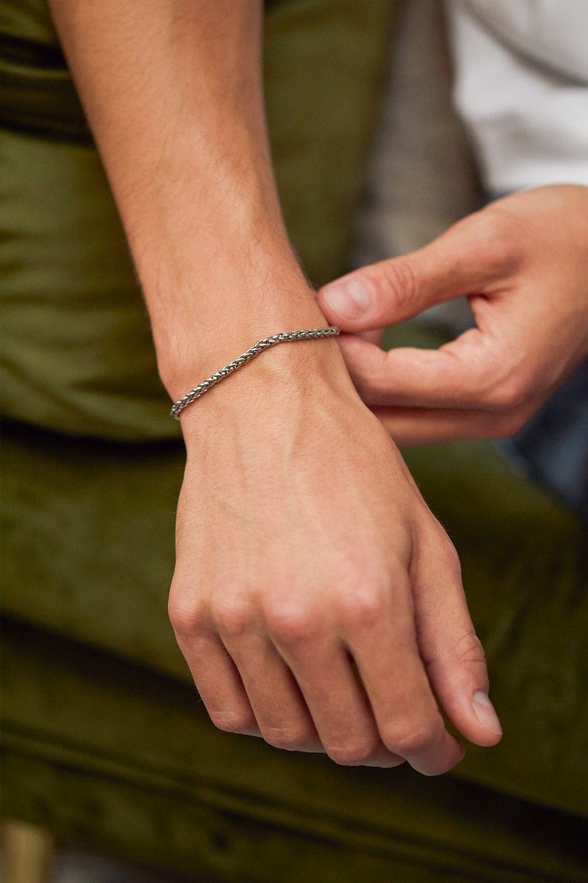 Bartlett London Men's Spiga Chain Bracelet 5 Bartlett London Men's Spiga Chain Bracelet