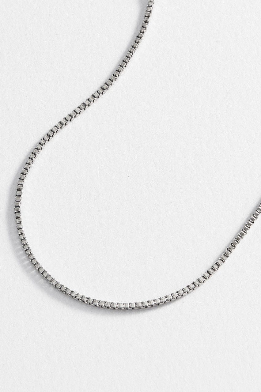 Bartlett London Men's Thin Box Chain Bracelet