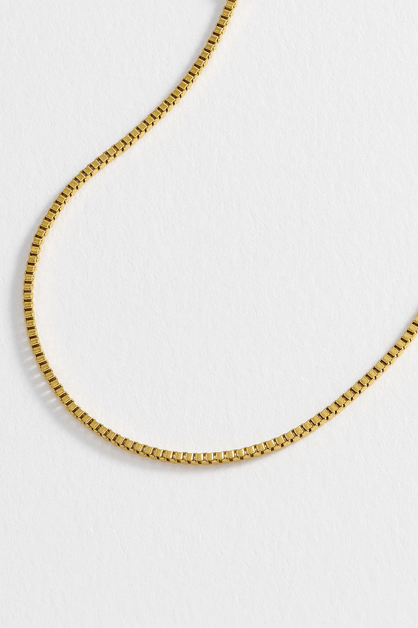 Bartlett London Men's Thin Box Chain Bracelet