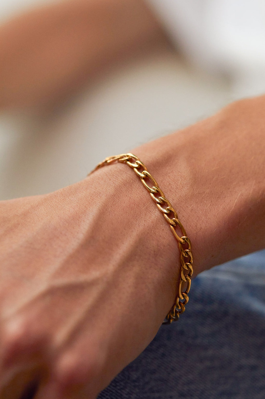 Bartlett London Men's Figaro Chain Bracelet
