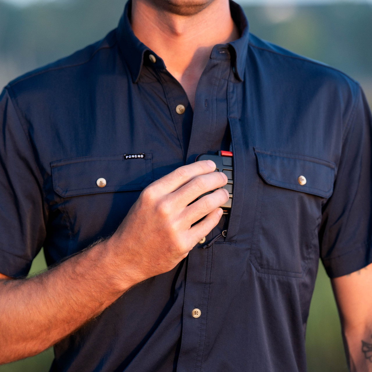 Poncho Outdoors Men's Original Short Sleeve Shirt