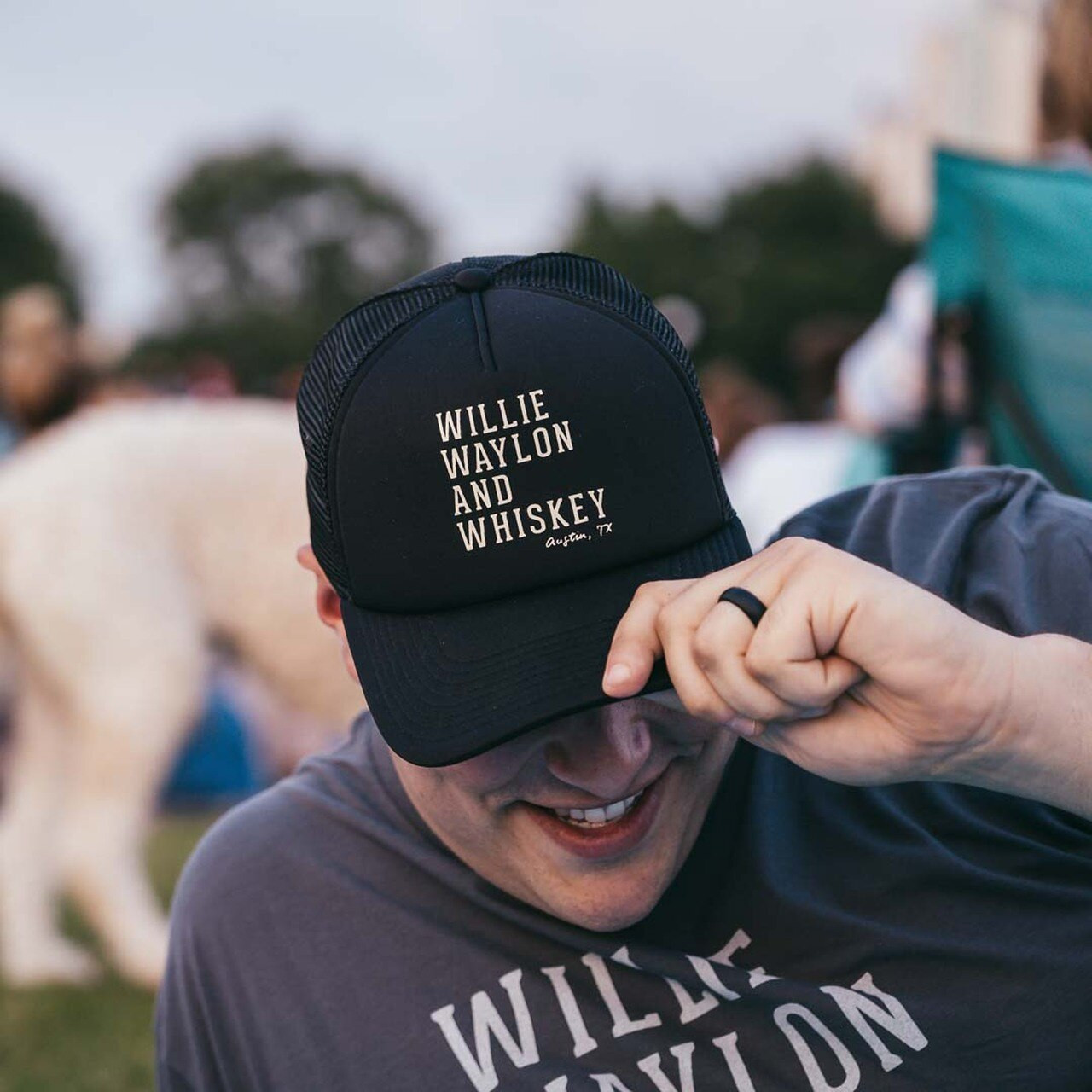 Willie Waylon and Whiskey Trucker Hat
