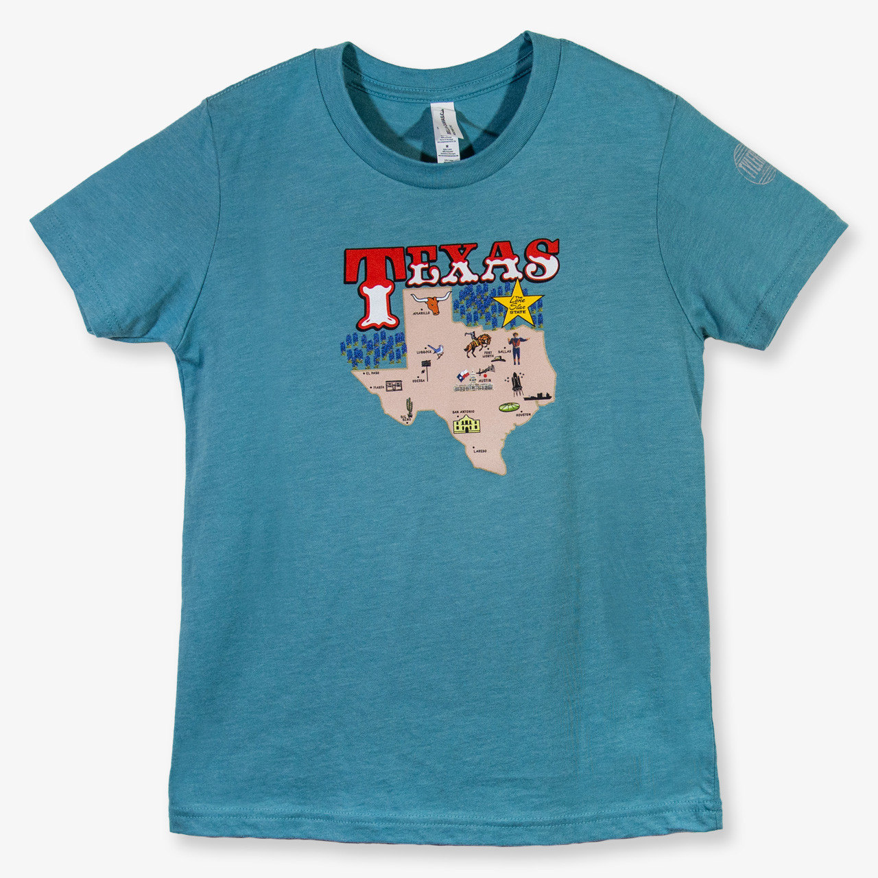Tyler's x Jean & James Kids' Texas Map Tee