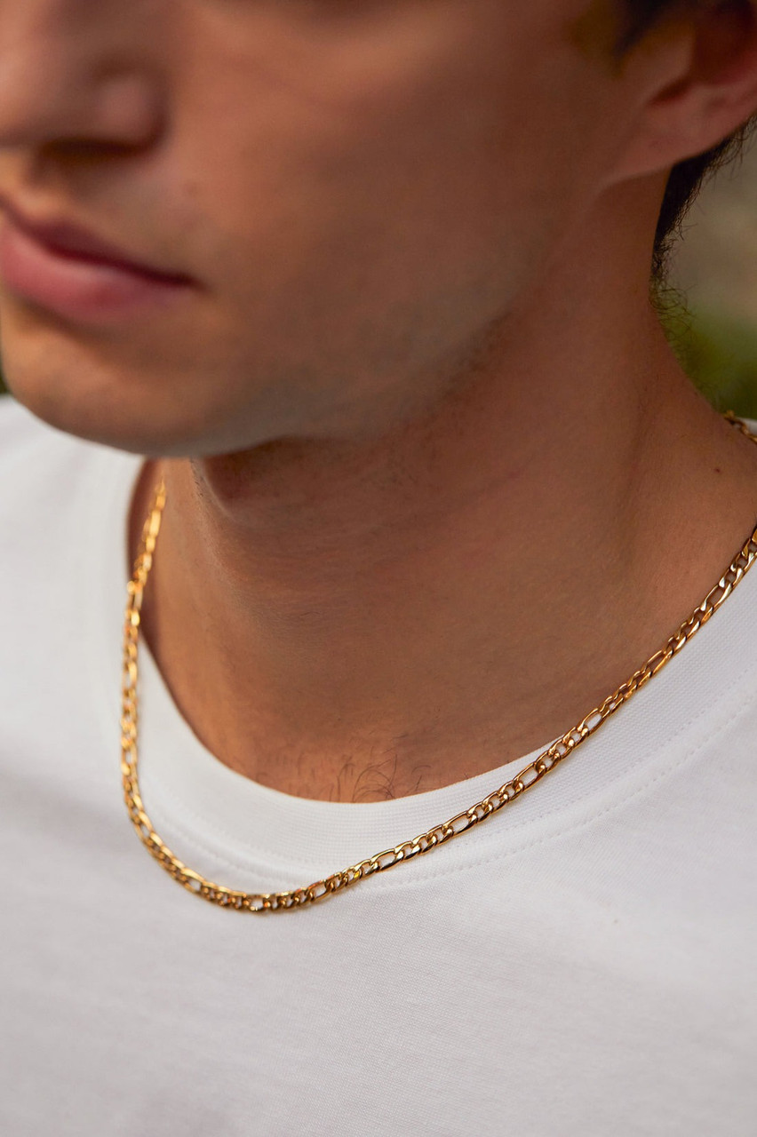 Bartlett London Men's Figaro Chain Necklace 8 Bartlett London Men's Figaro Chain Necklace