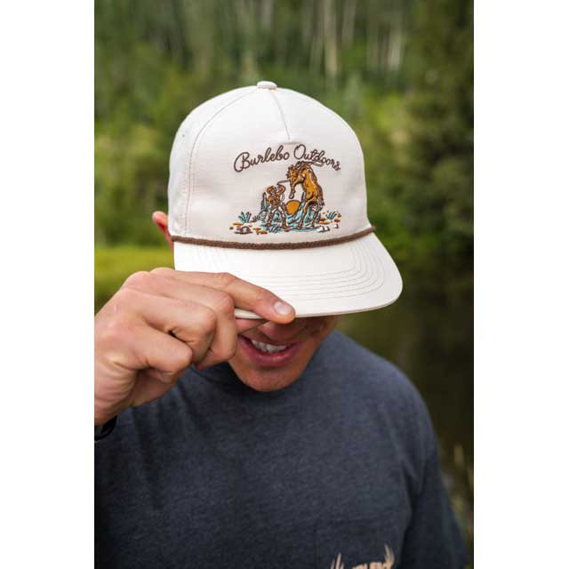 Burlebo Men's Cowboy Up Snapback Hat