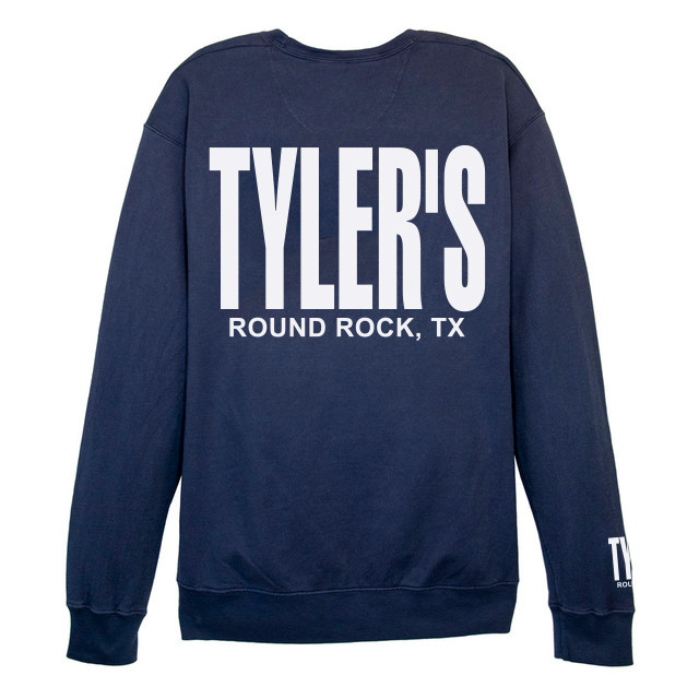 TYLER'S Navy Comfort Wash Sweatshirt 5 TYLER'S Navy Comfort Wash Sweatshirt