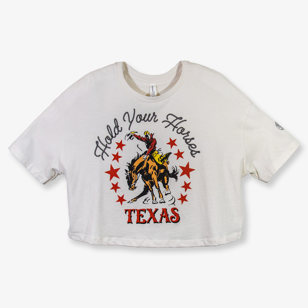 Tyler's X Jean & James Hold Your Horses Crop Tee