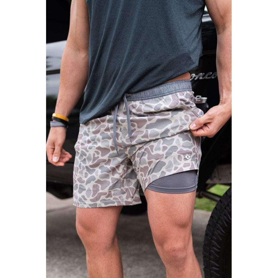 Burlebo Men's Athletic Performance 5.5" Shorts