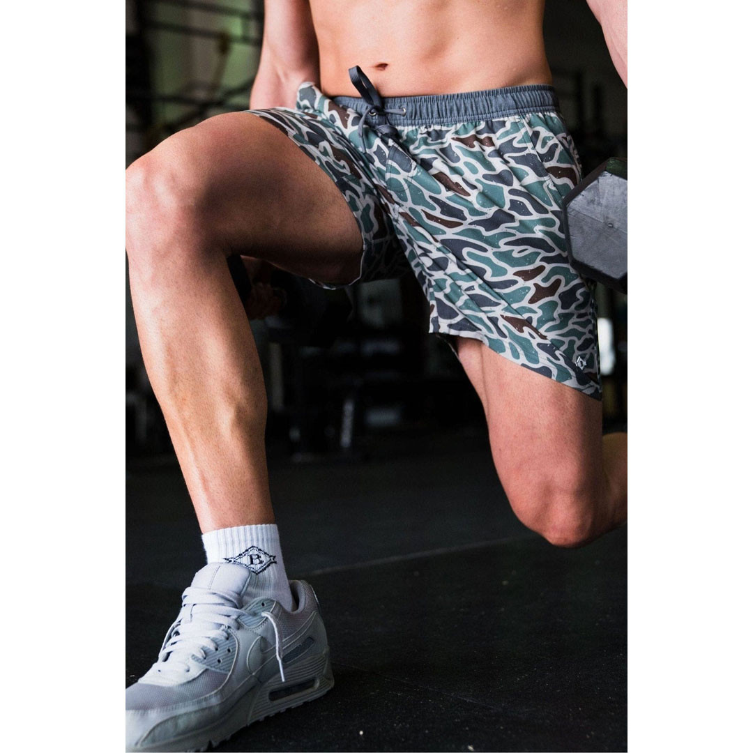 Burlebo Men's Athletic Performance 5.5" Shorts 6 Burlebo Men's Athletic Performance 5.5" Shorts