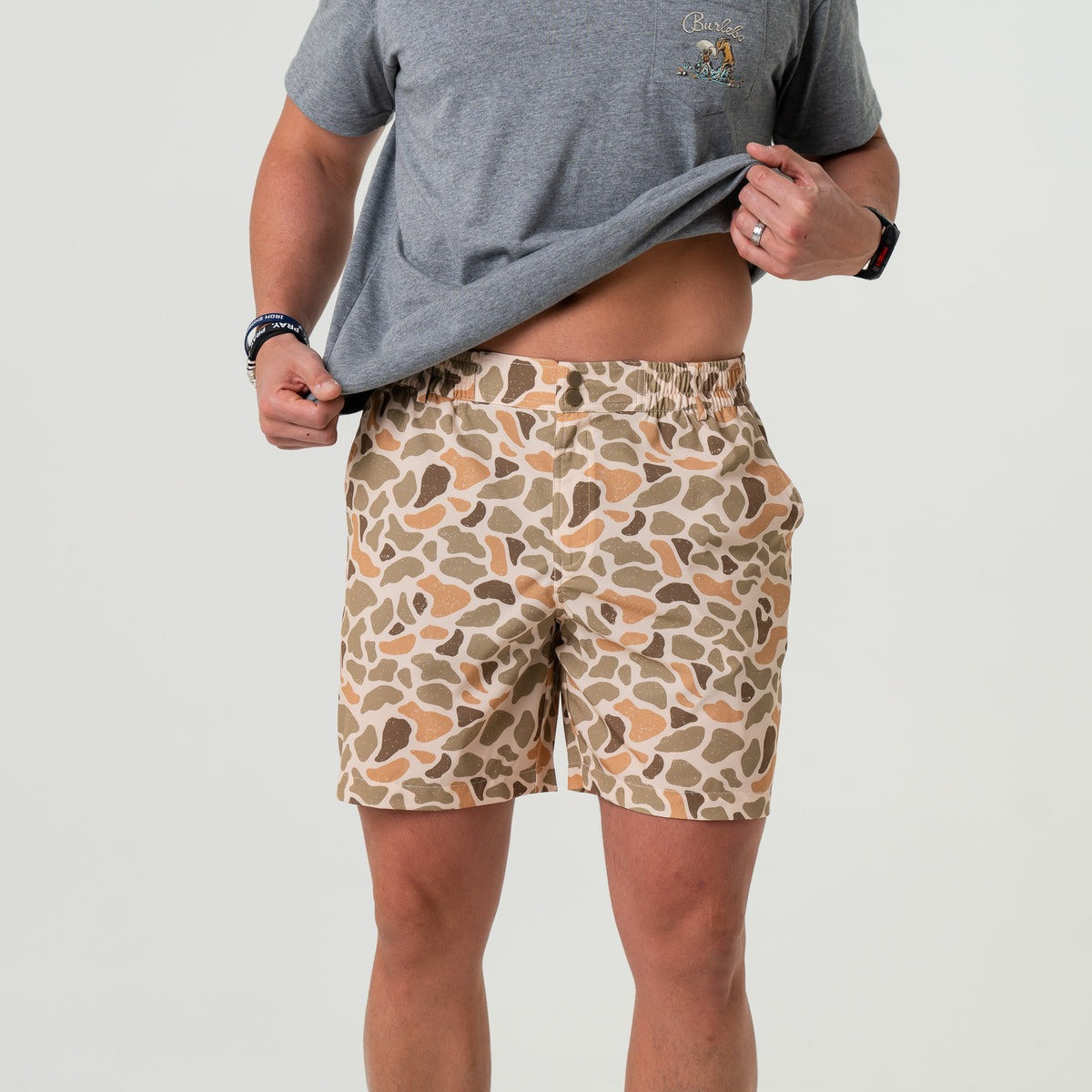 Burlebo Men's Everyday Performance Shorts 12 Burlebo Men's Everyday Performance Shorts