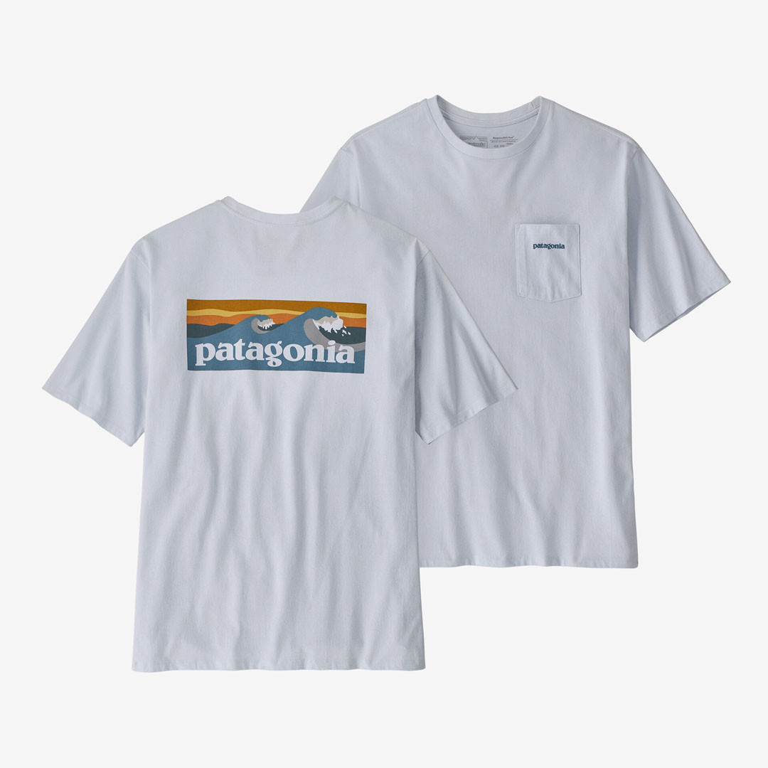 Patagonia Men's Boardshort Logo Pocket Responsibili-Tee