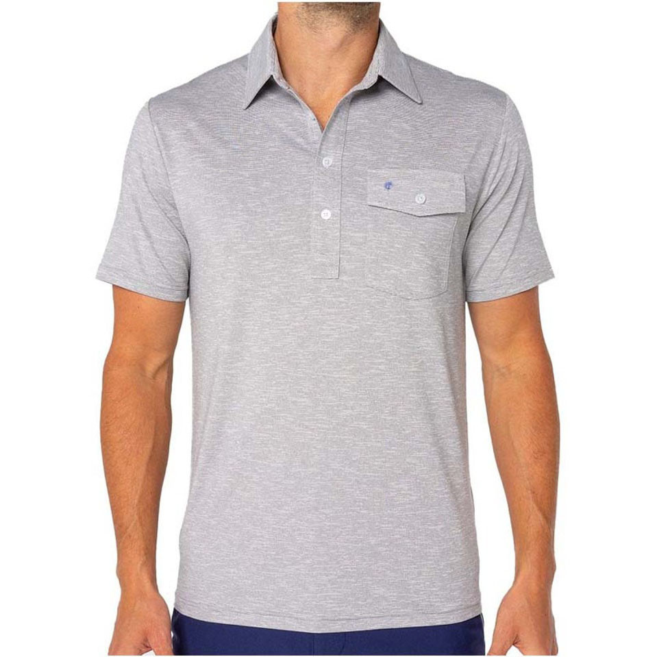 Criquet Men's Heather Performance Sport Players Shirt 7 Criquet Men's Heather Performance Sport Players Shirt