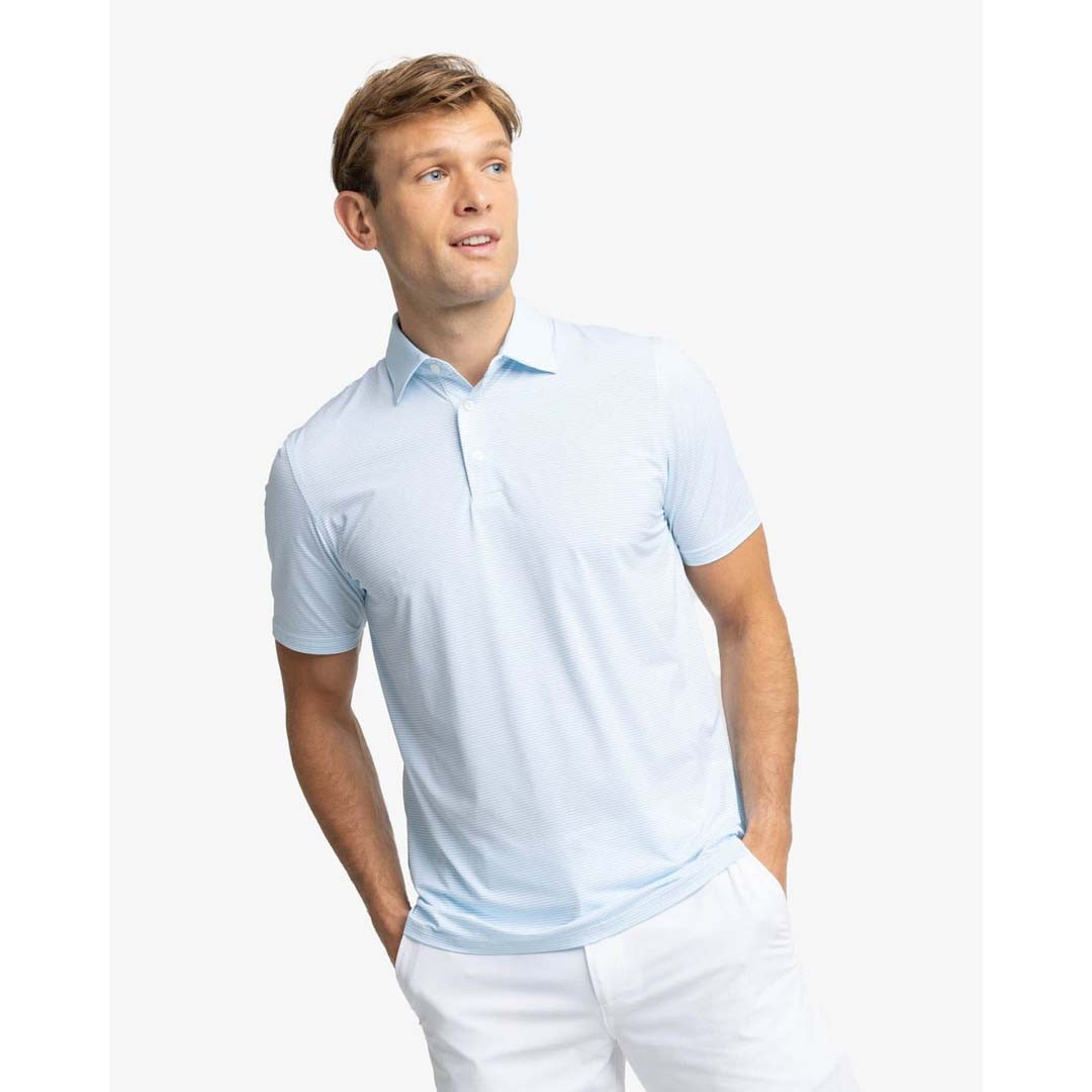Southern Tide Men's brrr°-eeze Meadowbrook Stripe Polo 10 Southern Tide Men's brrr°-eeze Meadowbrook Stripe Polo