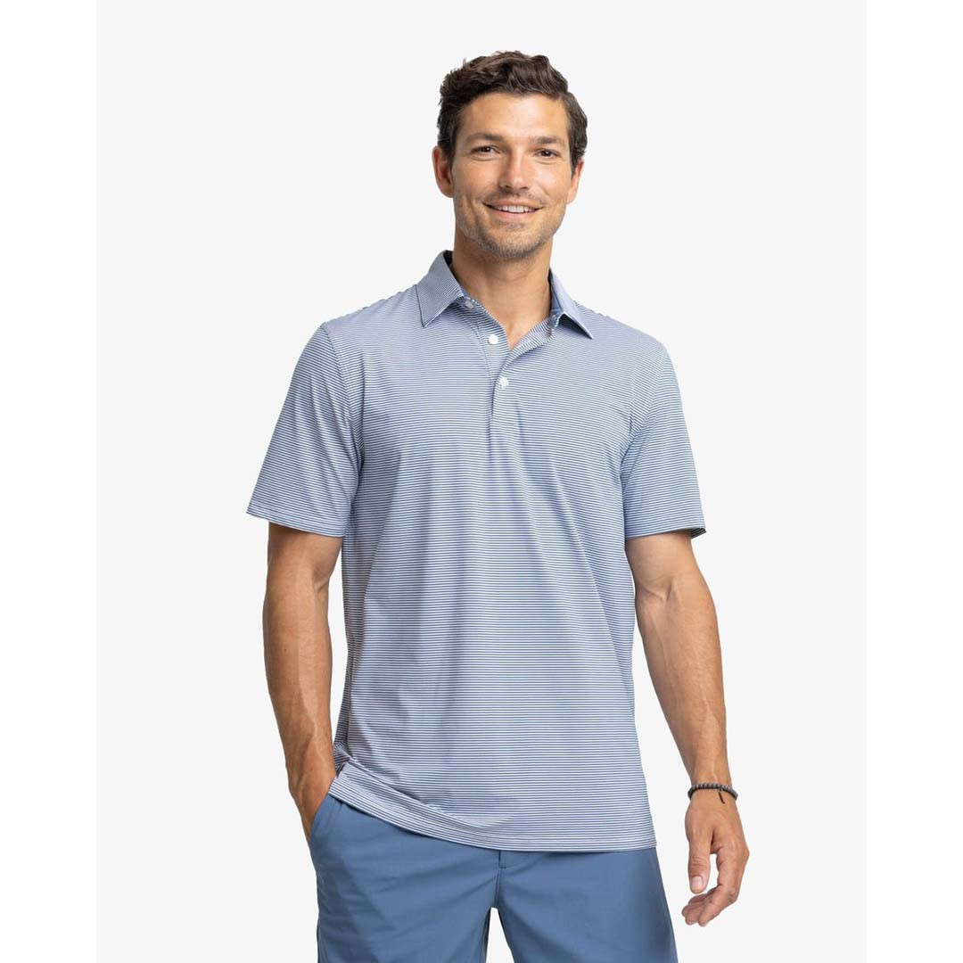 Southern Tide Men's brrr°-eeze Meadowbrook Stripe Polo 13 Southern Tide Men's brrr°-eeze Meadowbrook Stripe Polo