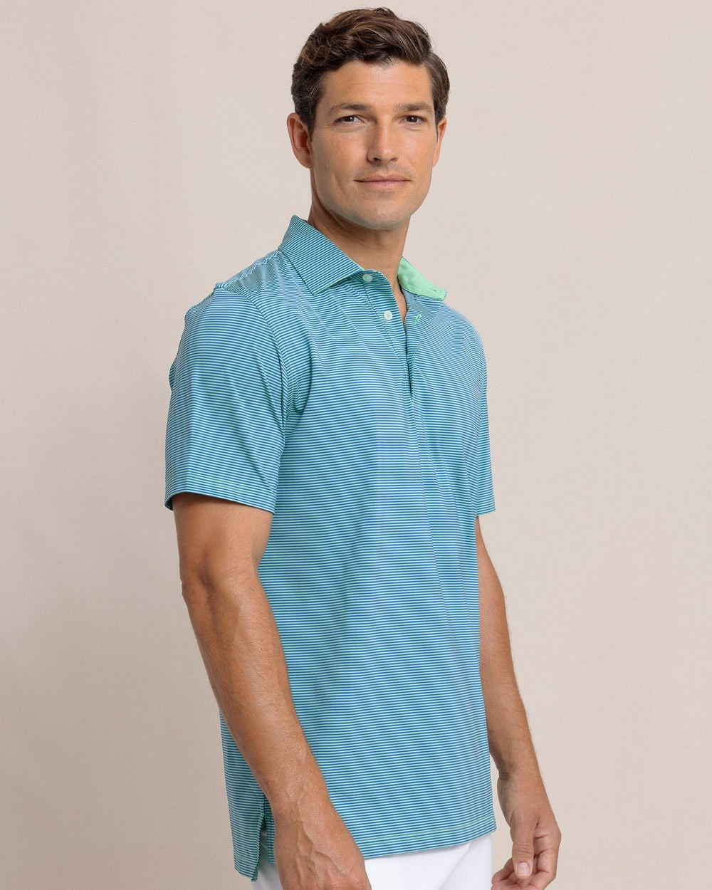 Southern Tide Men's brrr°-eeze Meadowbrook Stripe Polo 2 Southern Tide Men's brrr°-eeze Meadowbrook Stripe Polo