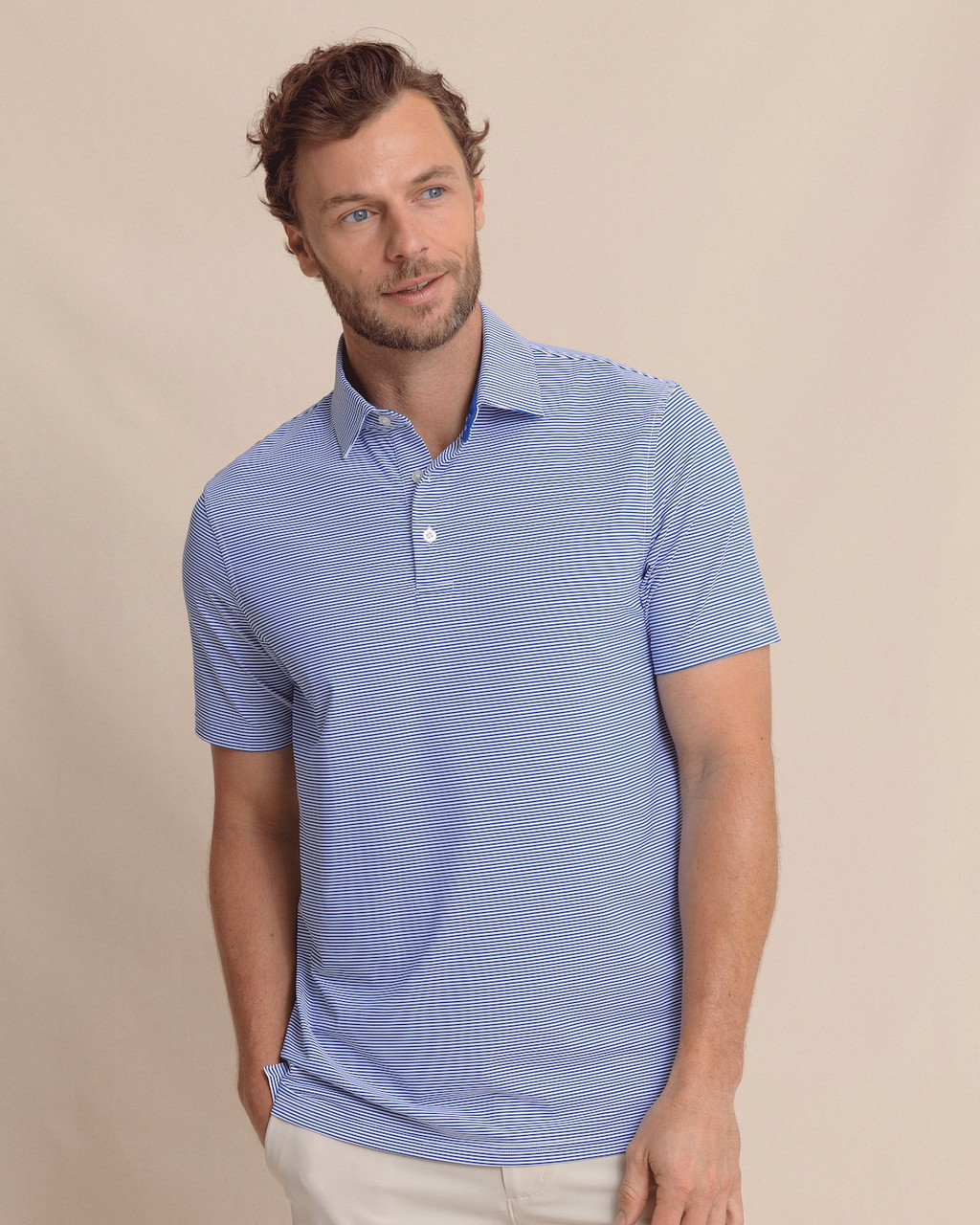 Southern Tide Men's brrr°-eeze Meadowbrook Stripe Polo 22 Southern Tide Men's brrr°-eeze Meadowbrook Stripe Polo