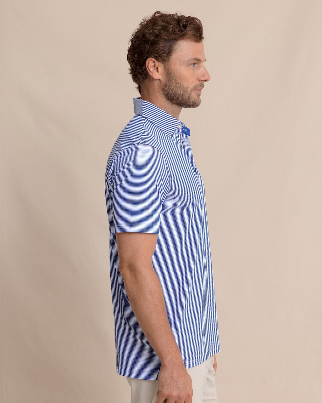 Southern Tide Men's brrr°-eeze Meadowbrook Stripe Polo 24 Southern Tide Men's brrr°-eeze Meadowbrook Stripe Polo