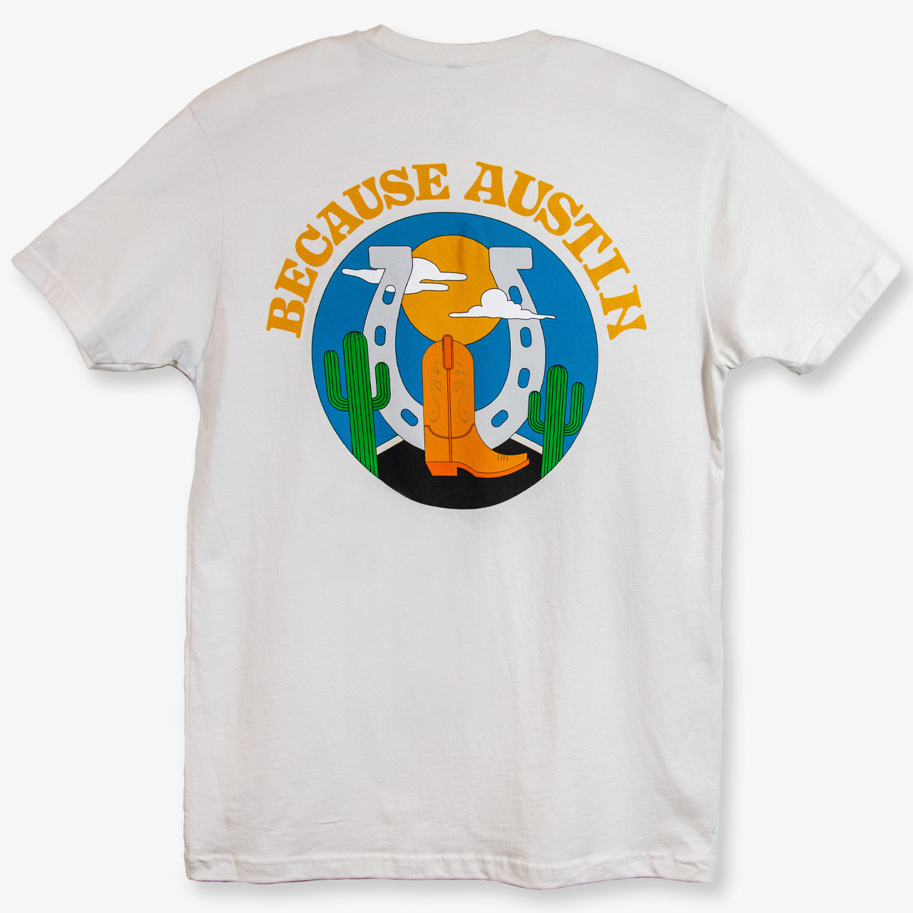 Because Weekend Austin Boot Tee
