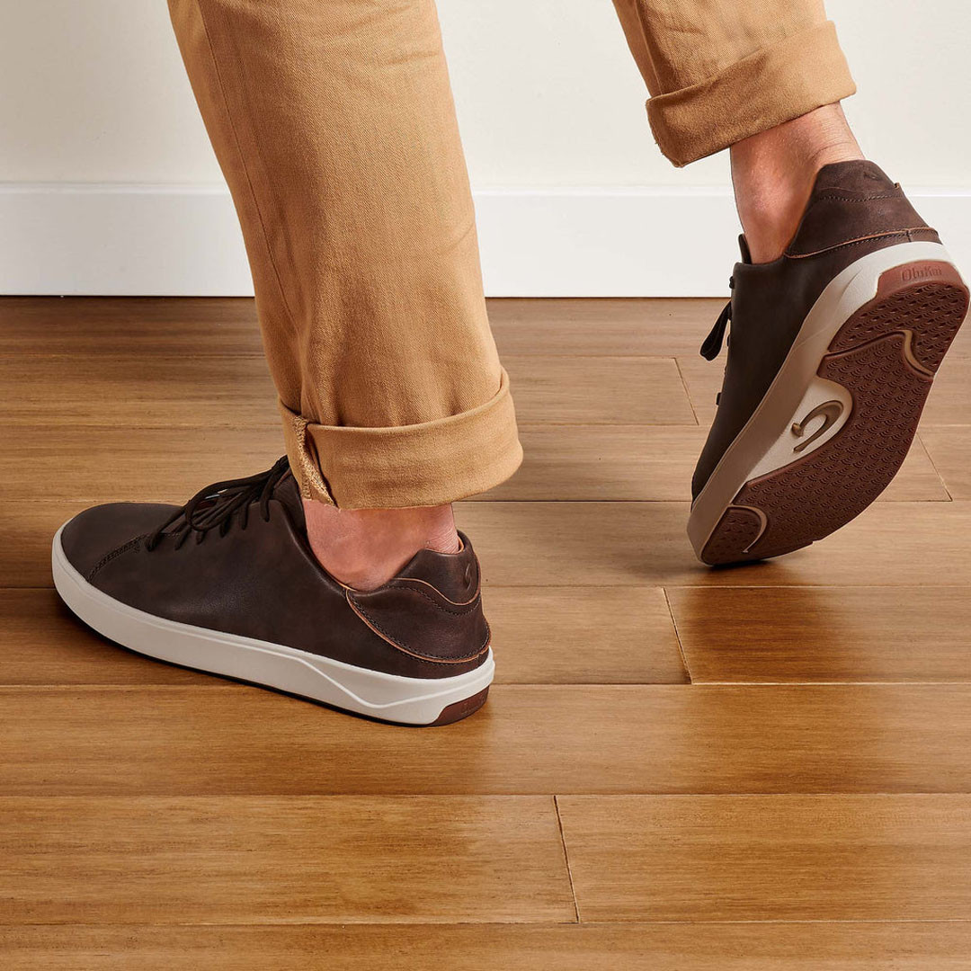 Olukai Men's Lae'ahi Li 'Ili Leather Sneakers