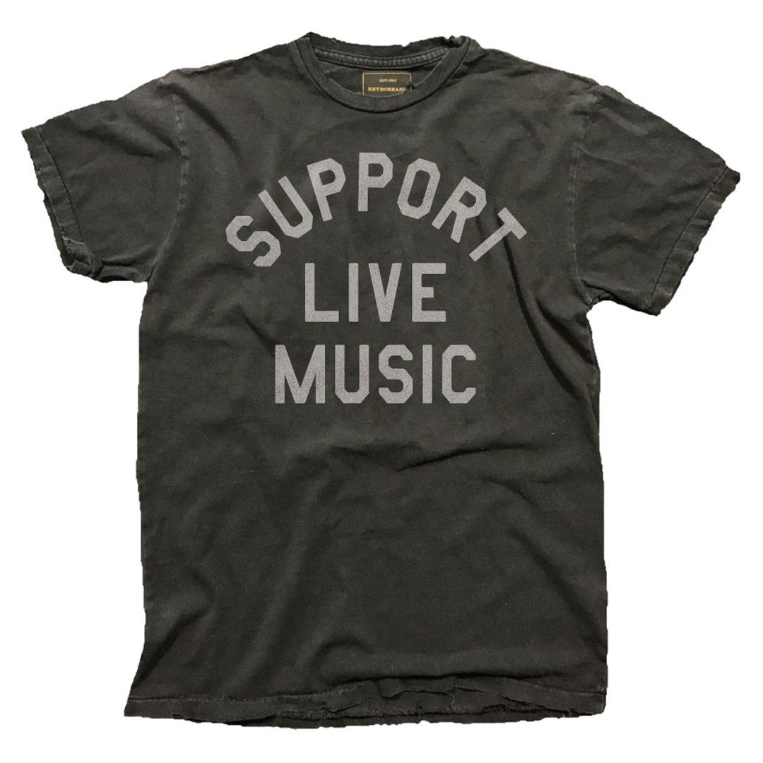 Home 26 Retro Brand Support Live Music Tee