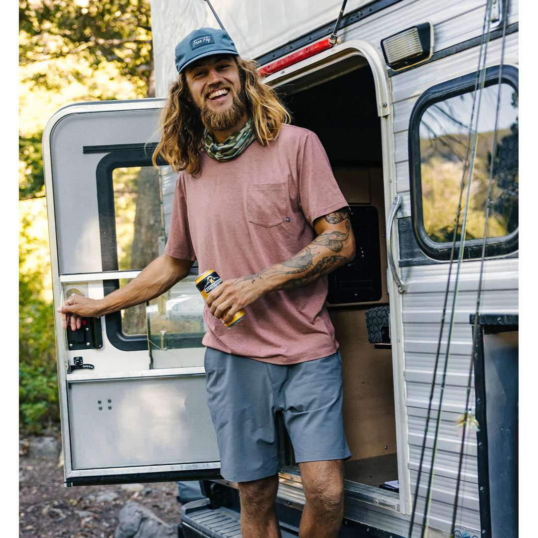 Free Fly Men's Bamboo Flex Pocket Tee