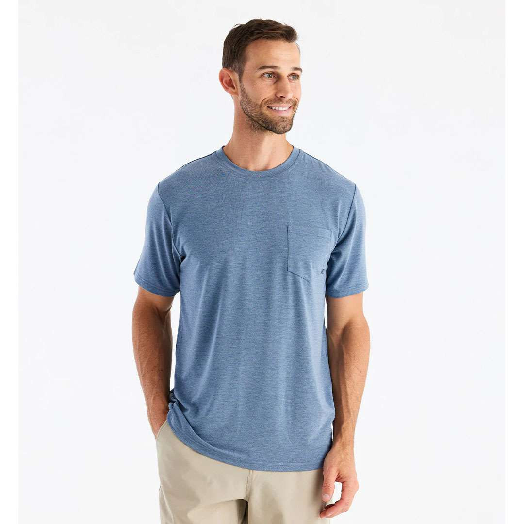Free Fly Men's Bamboo Flex Pocket Tee