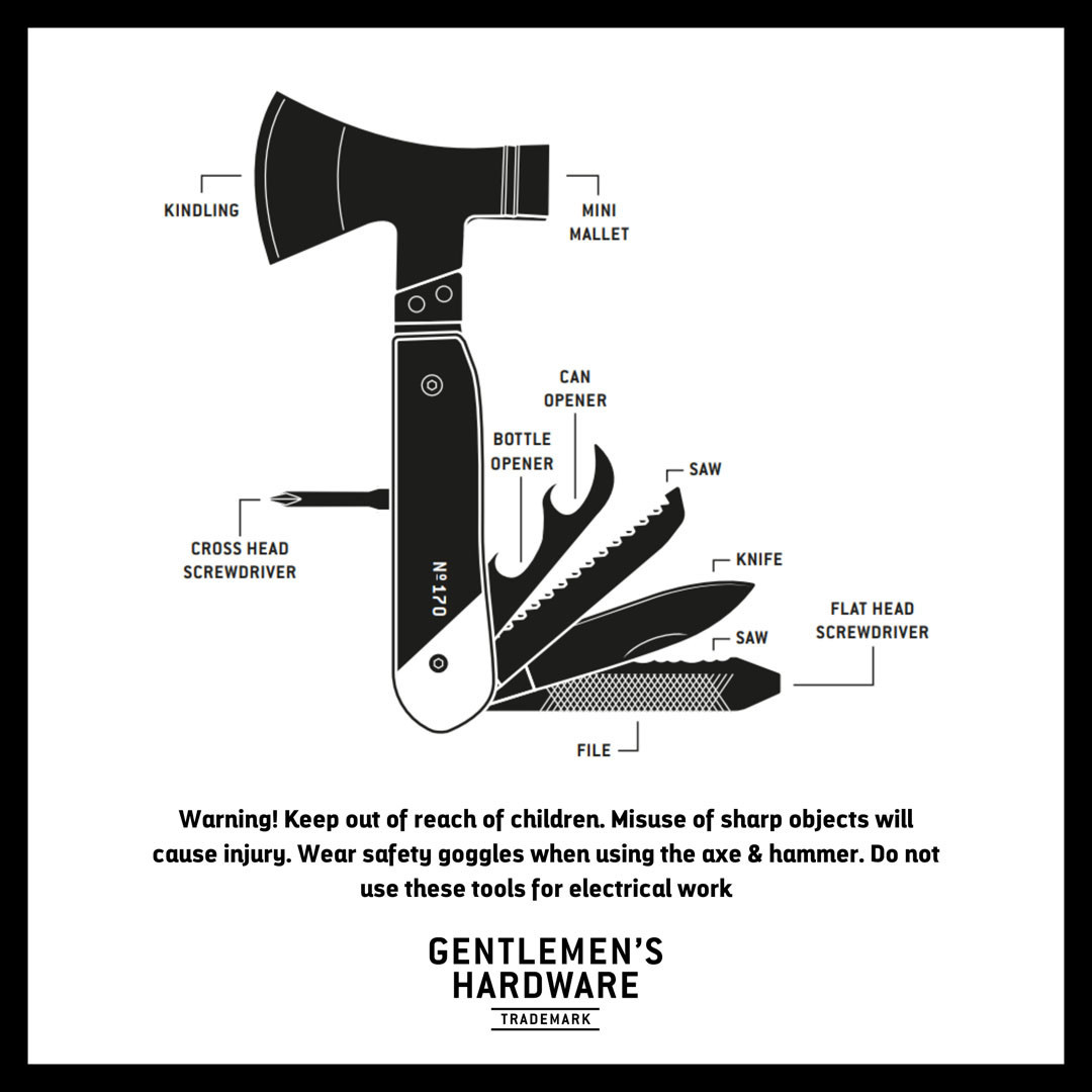 Gentlemen's Hardware Axe Multi-Tool