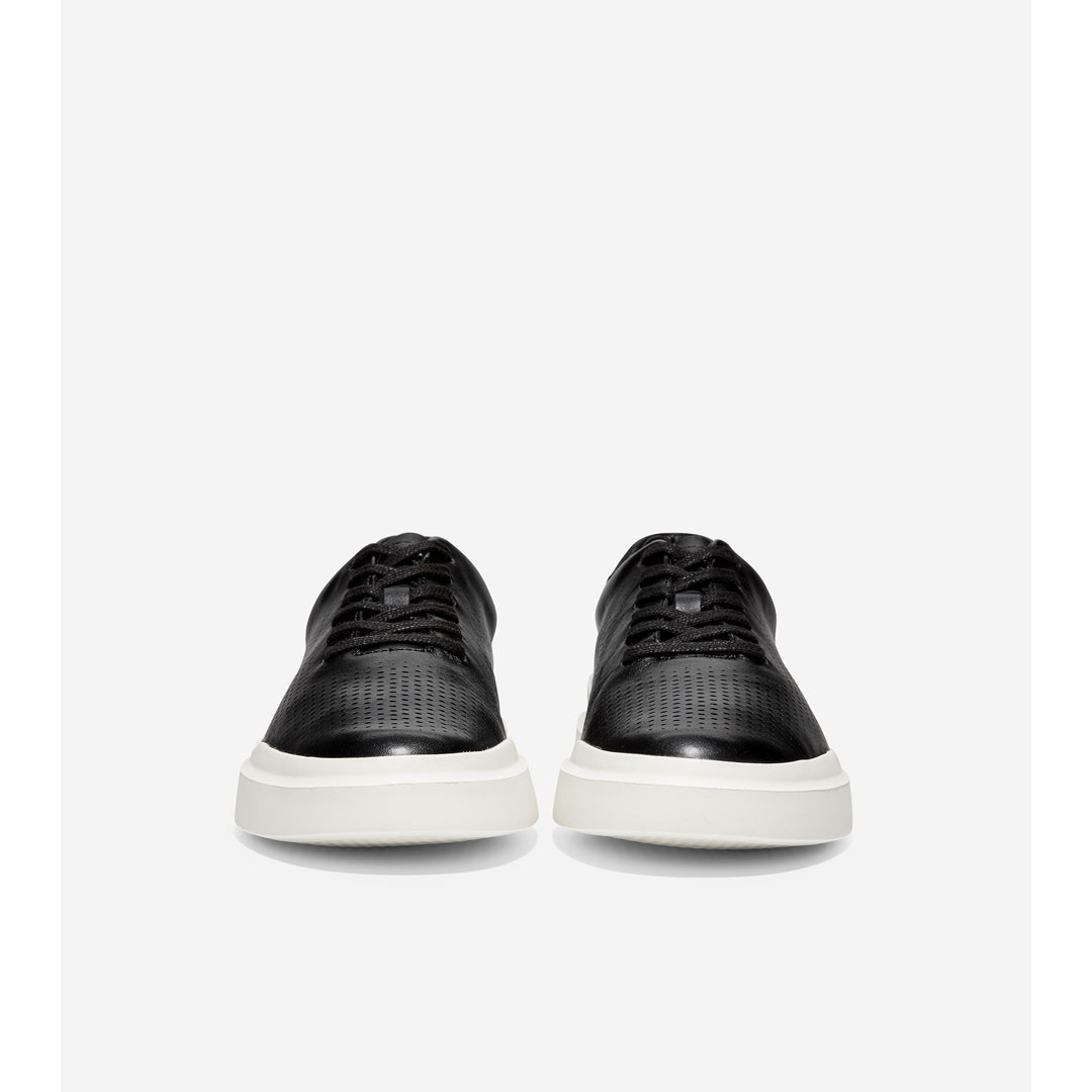 Men's GrandPrø Rally Laser Cut Sneaker - Black 3 Men's GrandPrø Rally Laser Cut Sneaker - Black