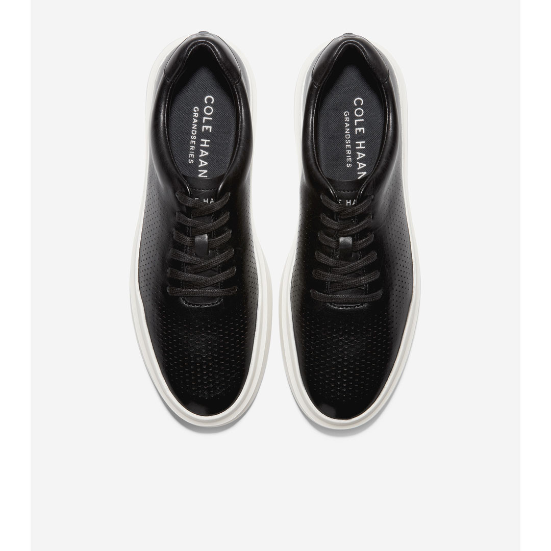 Men's GrandPrø Rally Laser Cut Sneaker - Black 5 Men's GrandPrø Rally Laser Cut Sneaker - Black
