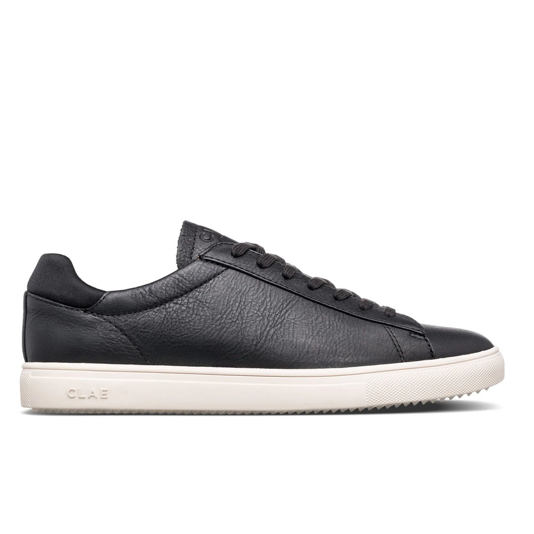 Clae Men's Bradley Essentials Leather Sneakers - Black Milled