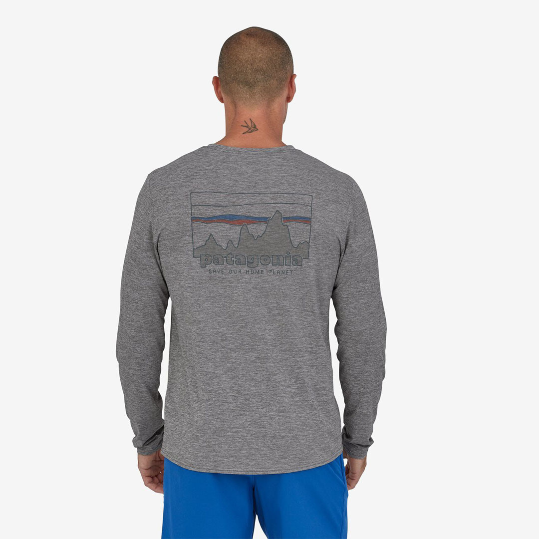 Men's Capilene Cool Daily Graphic Long Sleeve Tee