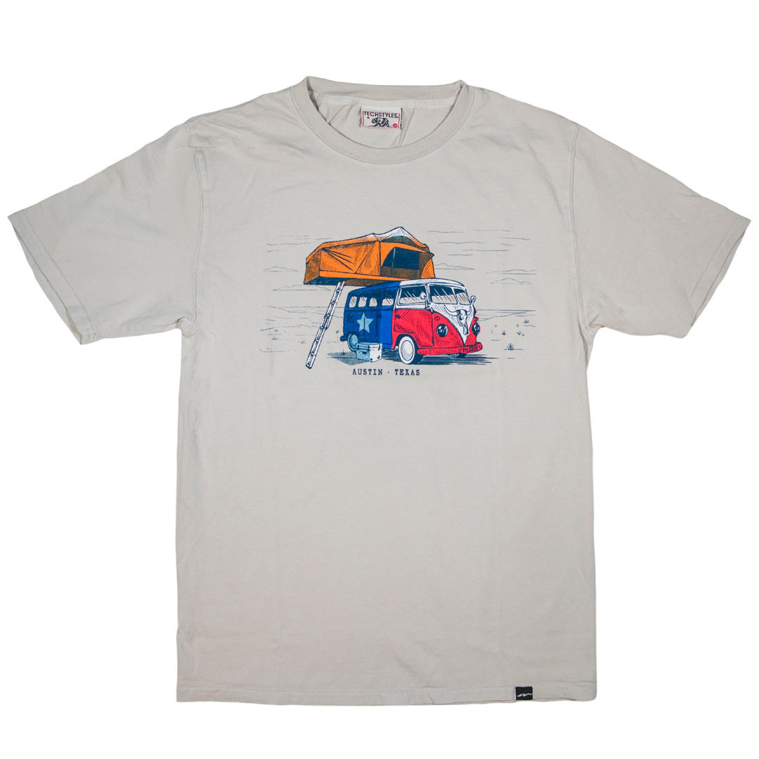 Adventure Bus Austin Texas Tee