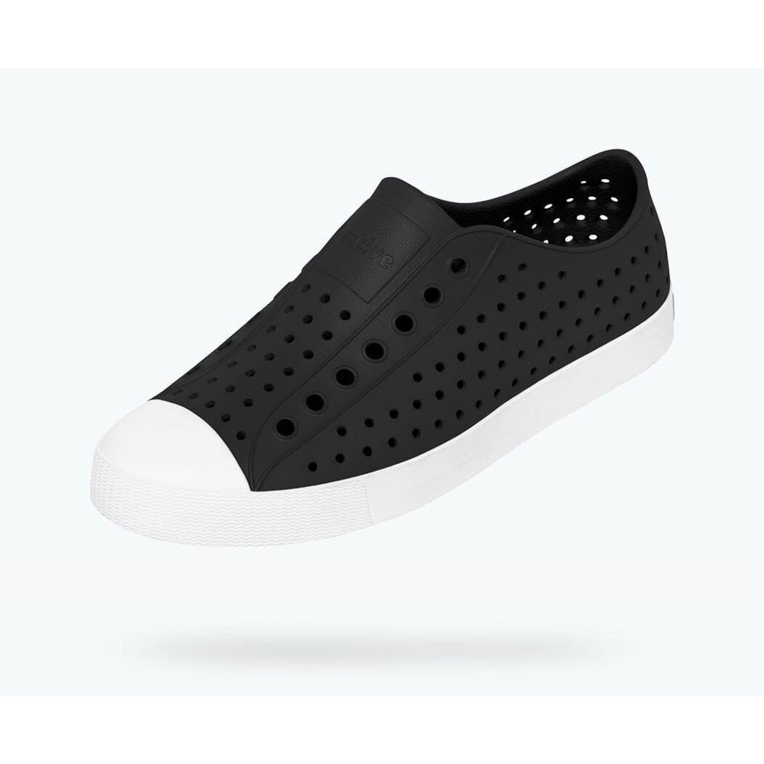Native Men's Jefferson Shoes - Jiffy Black/ Shell White