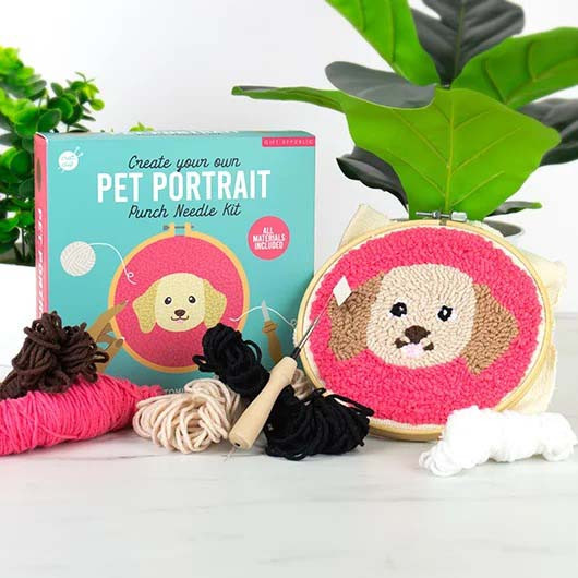 Gift Republic Dog Punch Needle Kit