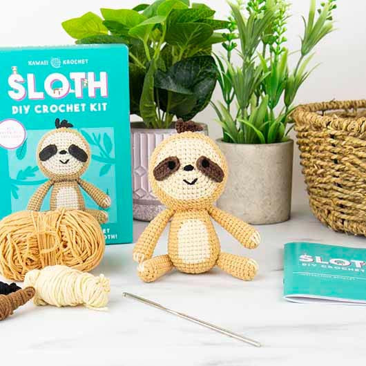 Gift Republic Sloth Crochet Kit